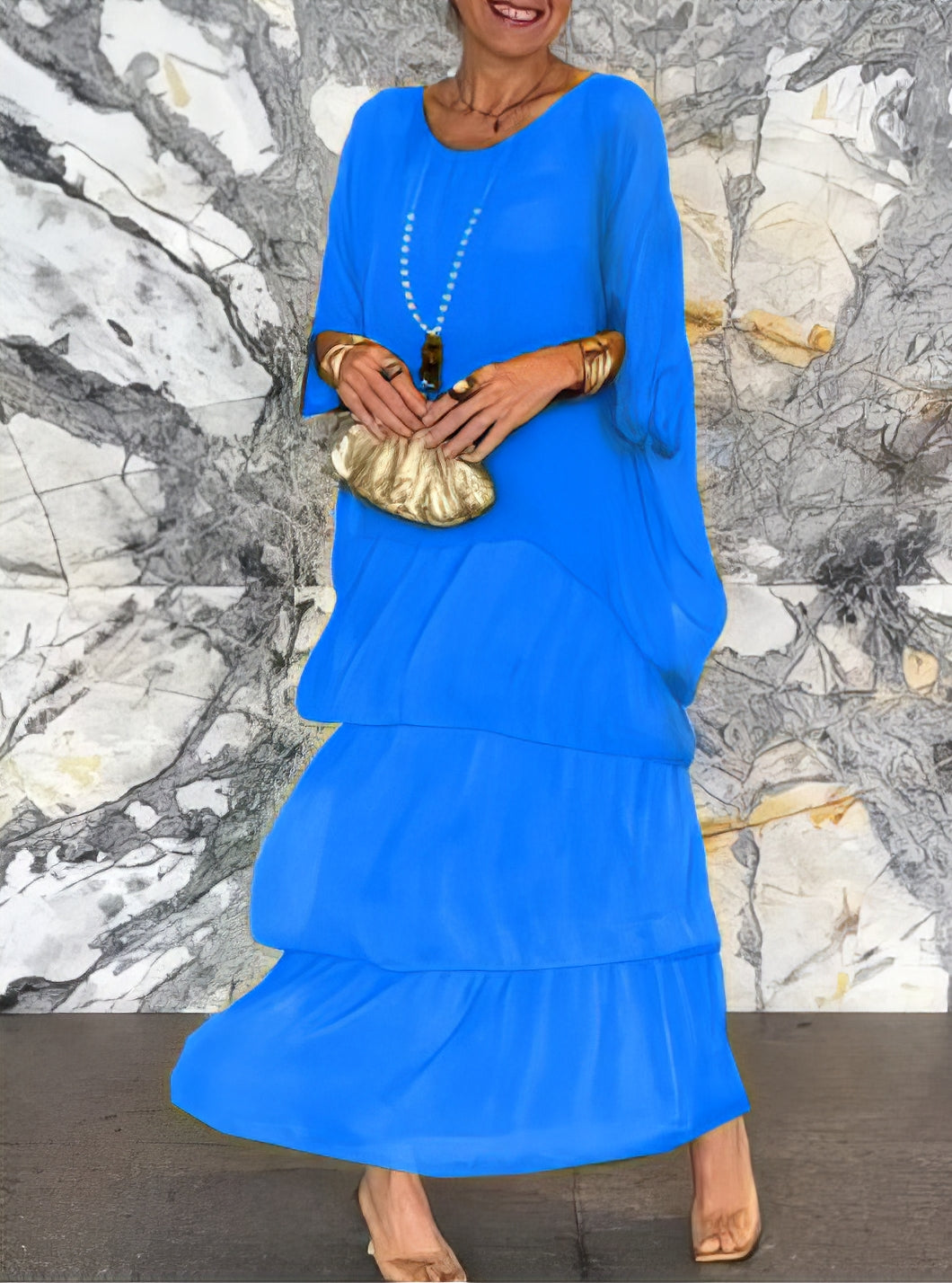 Mathurine - Robe artistique à silhouette fluide