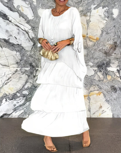 Mathurine - Robe artistique à silhouette fluide