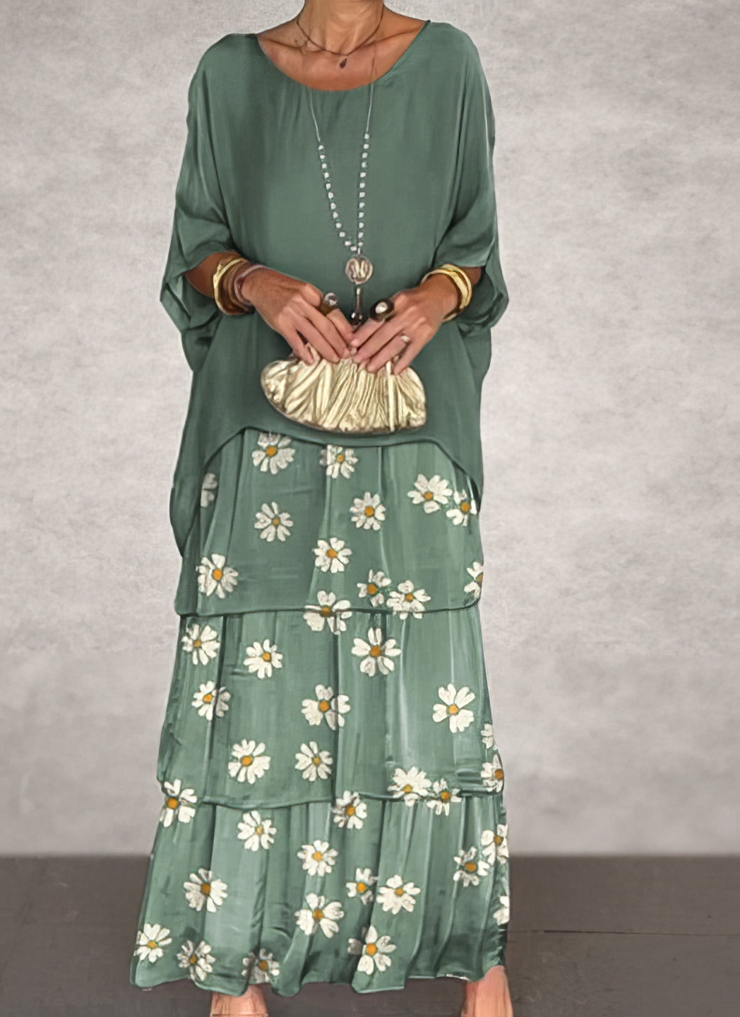 Mathurine - Robe artistique à silhouette fluide