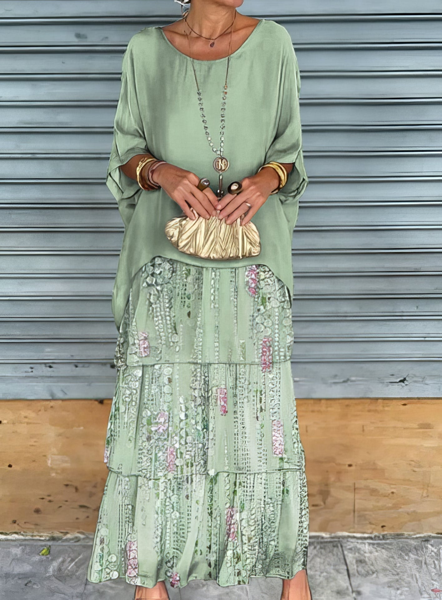 Mathurine - Robe artistique à silhouette fluide
