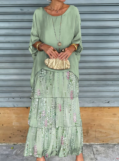 Mathurine - Robe artistique à silhouette fluide