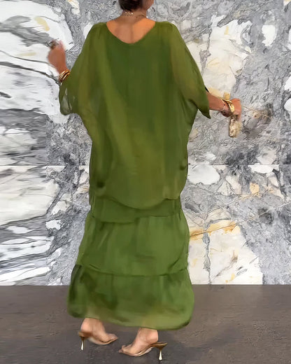 Mathurine - Robe artistique à silhouette fluide