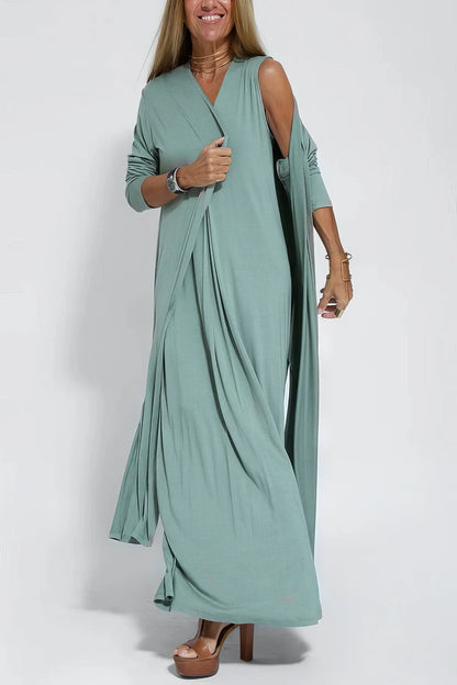 Lilwenn – Élégante Robe Longue Sculptante