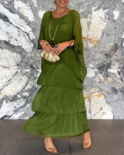 Mathurine - Robe artistique à silhouette fluide
