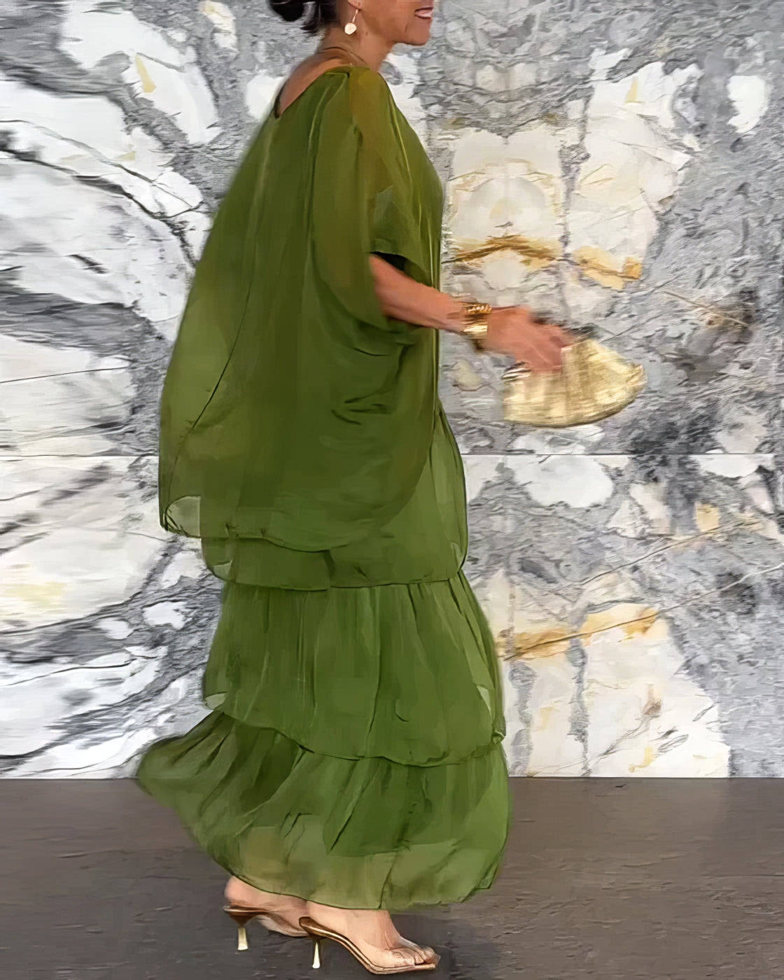 Mathurine - Robe artistique à silhouette fluide