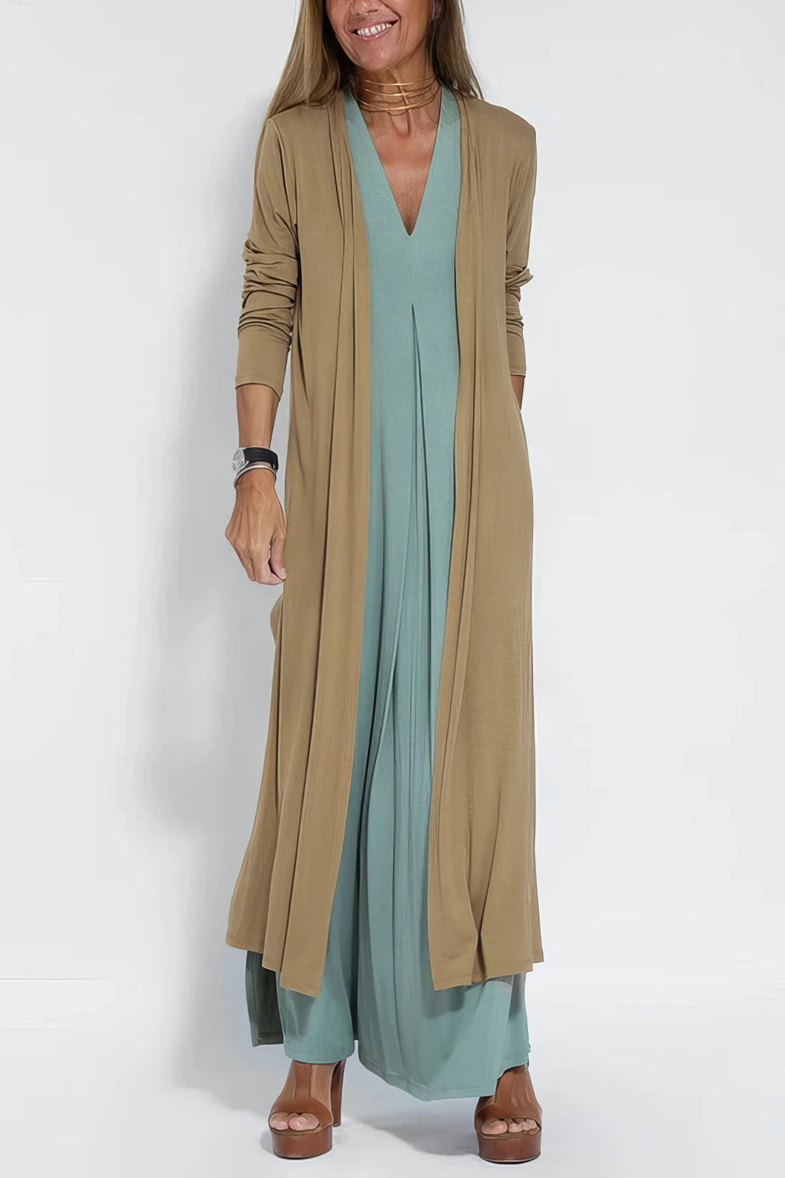 Lilwenn – Élégante Robe Longue Sculptante