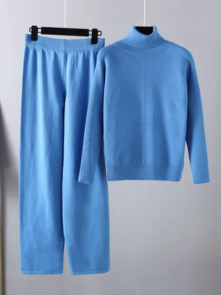 Vitoria™ | Ensemble Lounge en Tricot Torsadé à Deux Pièces